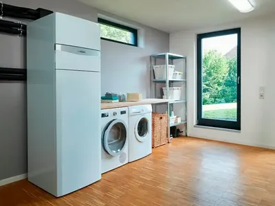 Instalação bomba de calor — unidade interior